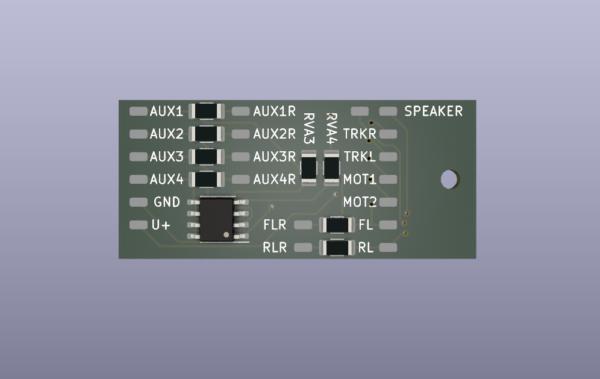 Adapterplatine 21MTC mit AUX3 und AUX4 – Bild 2